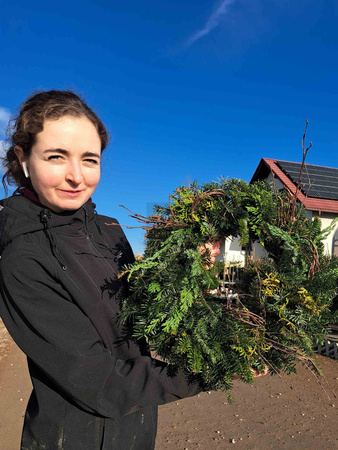 WIANEK  MIESZNY JODŁA + CYPRYS + BRZOZA 40 cm
