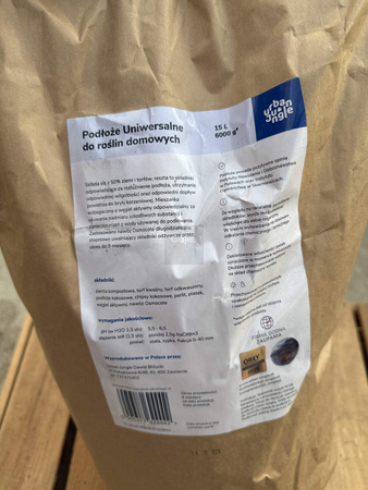 PODŁOŻE UNIWERSALNE DO ROŚLIN DOMOWYCH 15 LITRÓW