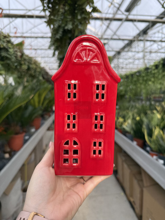 DOMEK CZERWONY LED DUŻY