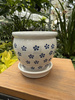 DONICA CERAMICZNA BIAŁA STOKROTKA P12,5