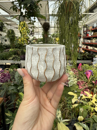 OSŁONKA CERAMICZNA WAVE CREAM/GOLD P6