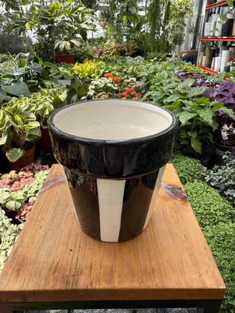 OSŁONKA CERAMICZNA CZARNE PASY P11