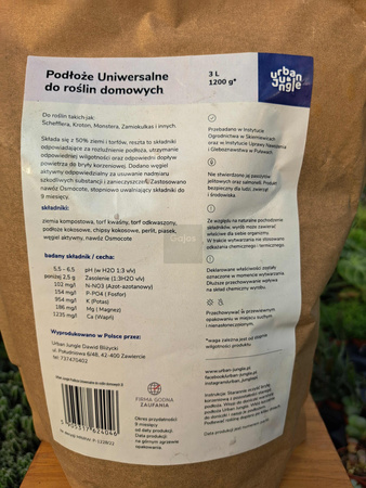 PODŁOŻE UNIWERSALNE DO ROŚLIN DOMOWYCH 1 LITR