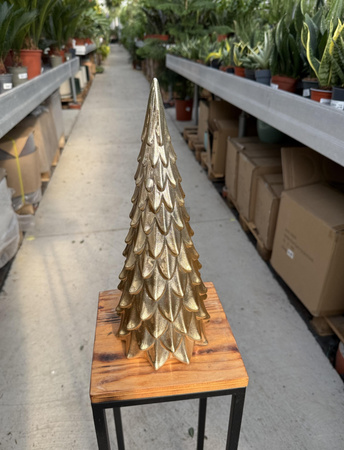 CHOINKA CERAMICZNA SUGAR ZŁOTA DUŻA