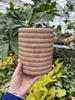 DONICA CERAMICZNA WALEC BOHO PIASKOWE P12