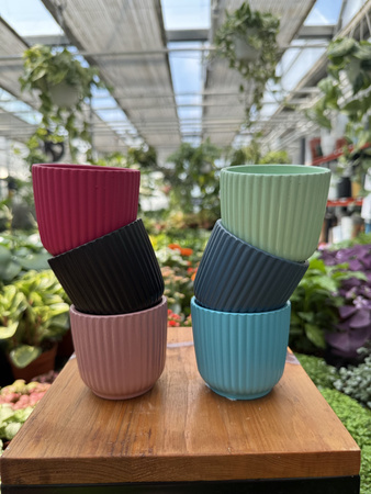 OSŁONKA RYFLOWANA MINI JASNY RÓŻ P6