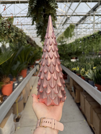 CHOINKA CERAMICZNA SUGAR RÓŻOWA MAŁA