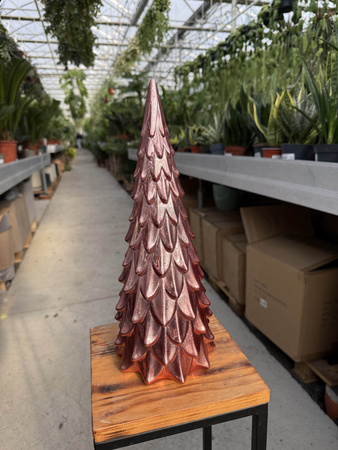 CHOINKA CERAMICZNA SUGAR RÓŻOWA ŚREDNIA