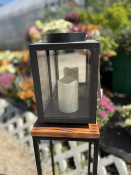 SZKLANY LAMPION SOLARNY LED