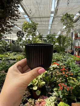 OSŁONKA RYFLOWANA MINI CZARNY P6