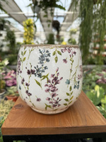 OSŁONKA CERAMICZNA KWIATY O14